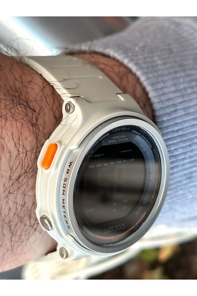 Cockpit Brand Suitable for Marine Use, Silicone Strap, Illuminated, Stopwatch, Digital Men's Wristwatch