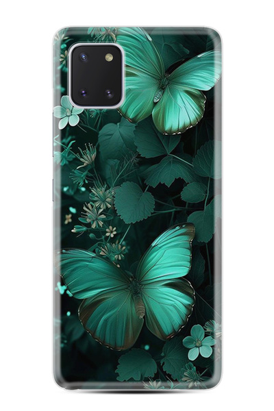 Genel Markalar Samsung Galaxy Note 10 Lite Kılıf Desenli Baskılı Silikon Gree...