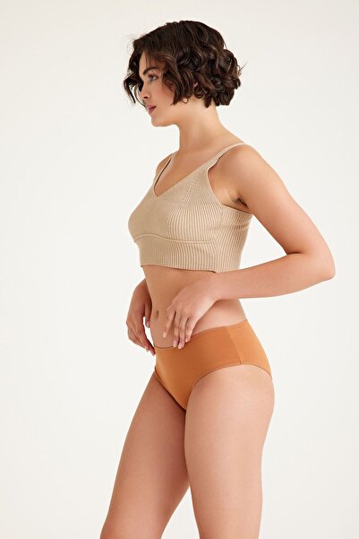 Dennis Denise Chiloți casual damă cu talie înaltă din bumbac super moale Lycra