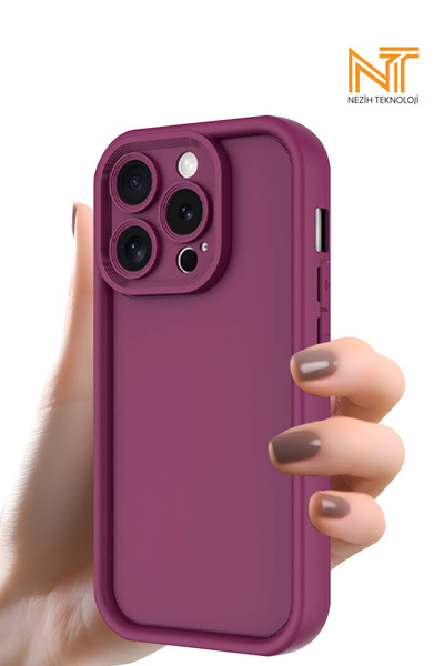 Nezih Case Apple iPhone 14 Pro Max Uyumlu Kamera Korumalı Parlak Stil Tasarım...