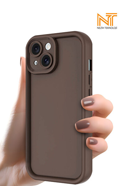 Nezih Case Apple iPhone 14 Uyumlu Kamera Korumalı Parlak Stil Tasarım Kapak