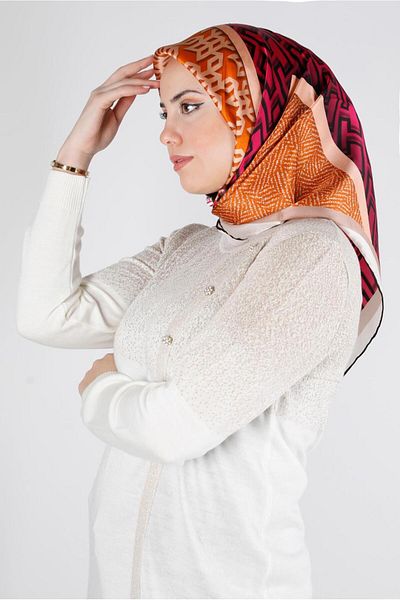 Alvina ALVINA SURA Silk Scarf 24439 - Comfortable Cut