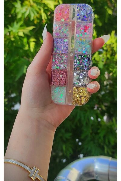 hbtasarim Glitter jel far glitter simli far