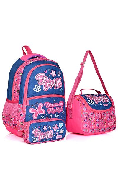 MUGGLE Be Happy Mu-7464 Set de 3 rucsacuri școlare