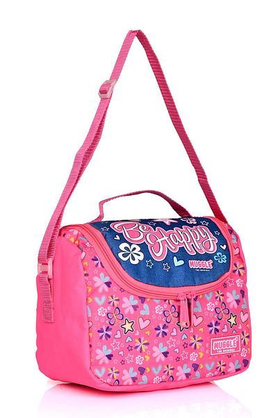 MUGGLE Be Happy mu-7501 Thermal Lunch Bag and Pen Holder Set
