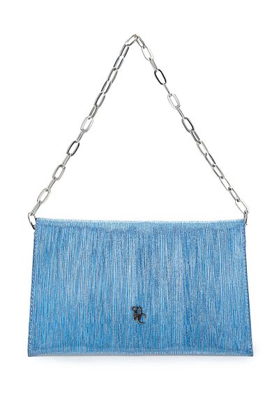 Tamer Tanca Blue Vegan Women's Shoulder Bag