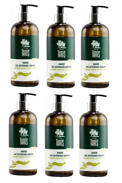 Tariş 400 ml Olive Oil Hand Soap Pack of 6