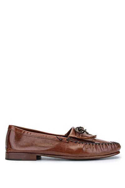 D LEPORI D.LEPORI Men's Loafer - Genuine Leather, Walnut Model