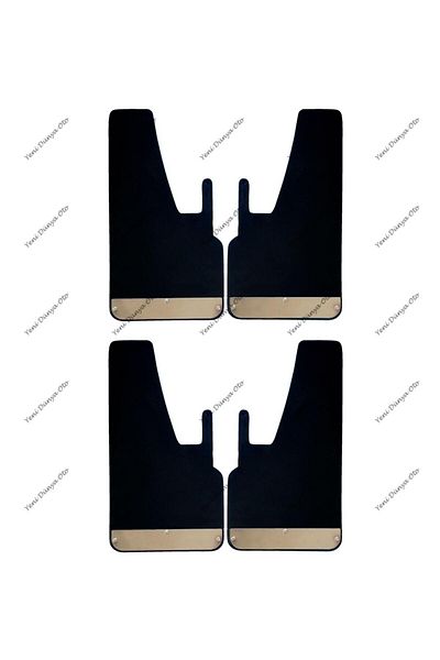 YeniDünyaOto Citröen Jumper 4-Piece Chrome Mudflap, Fender, Dust Cover Cıt0sx019