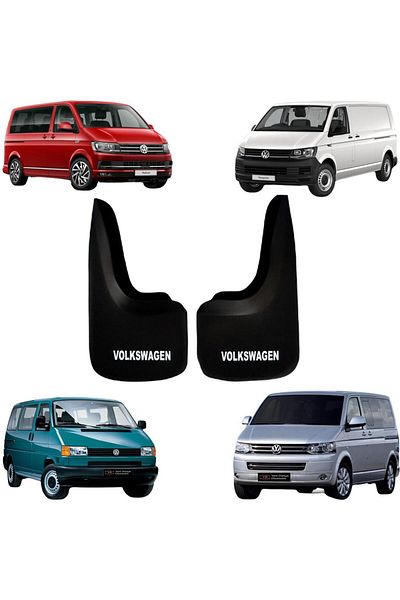 YeniDünyaOto Volkswagen Transporter - 2-Piece Rear Mudflap Dust Cover Mudguard Vw1bz033