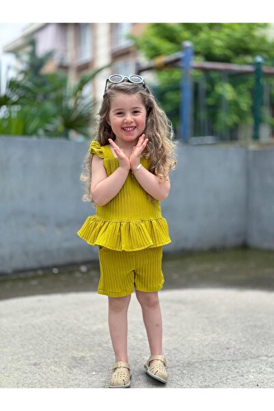 Uslukids Gökjoy Boutique - Premium Quality Girls' Summer Shorts Set