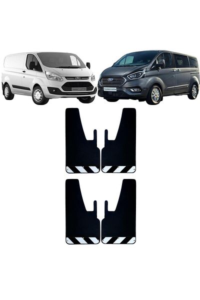 Yeni Dünya Ford Transit Tourneo Custom Black-White Highlighter 4-Piece Mudguard Fender Dust Cover FRD0FX02801