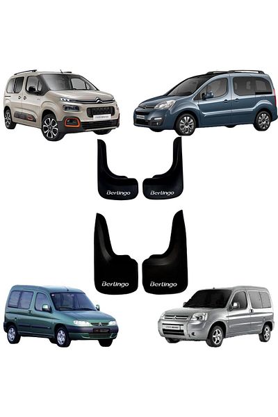 YeniDünyaOto Citröen Berlingo 4-Piece Mudguard, Mudguard, Dust Cover Cıt1bx014