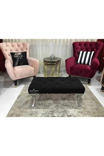 Ünüvar Konsept Puf Bench - Gri Ayakk2