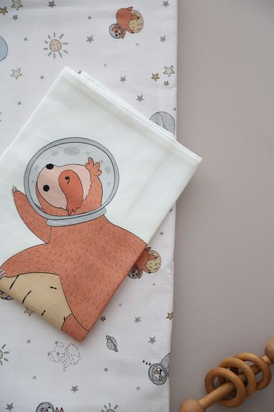 Tiny Sloth Space Patterned Elastic Sheet