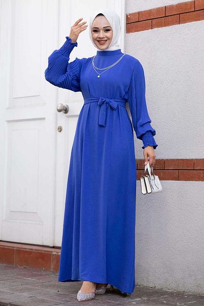 EBRUTESETTÜR Pleated Sleeves Dress