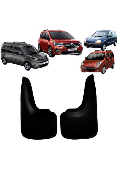 YeniDünyaOto Peugeot Rifter - 2-Piece Rear Mudflap Mudguard Dust Cover Peu0bz020