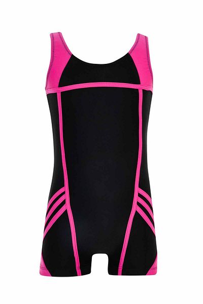 Remsa Mayo Girl's Black Strappy Shorts Swim Trunks 5580 - Izel