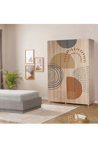 Uvi Collection Lena 3 Kapaklı Gardırop 975 Sonomo