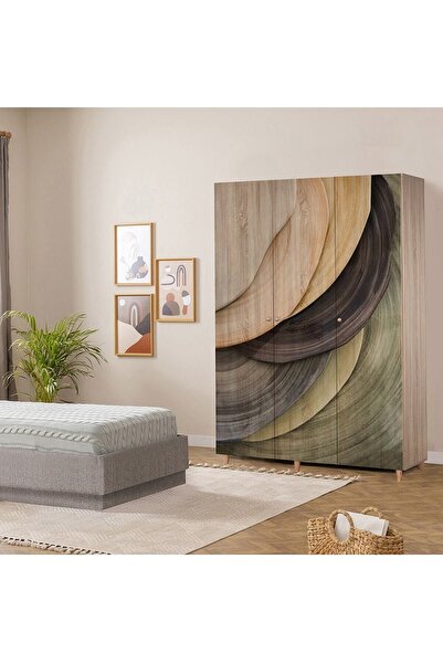 Uvi Collection Lena 3 Kapaklı Gardırop 977 Sonomo