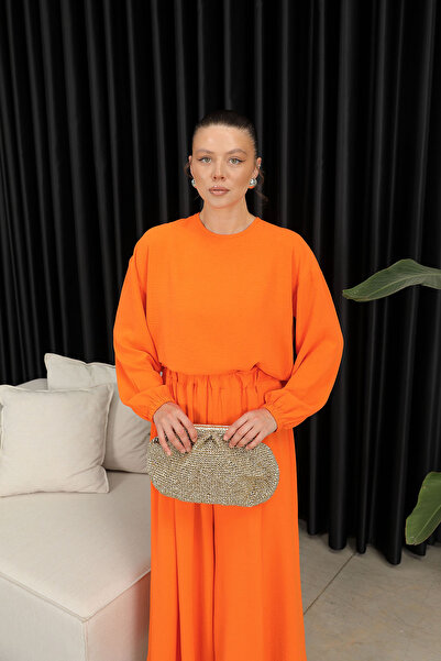 Melike Tatar ORANJ Tuned Loose Trousers Set - 32-2210