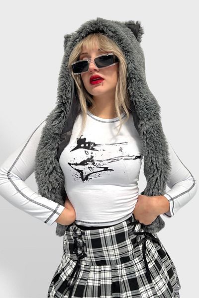 Carpe Graffiti Guitar Full Length Blouse