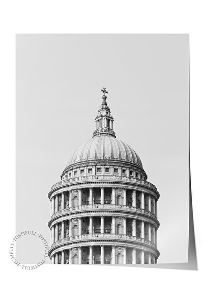 Postifull Ασπρόμαυρη αρχιτεκτονική αφίσα - χωρίς πλαίσιο, καλλιτεχνική εκτύπω...