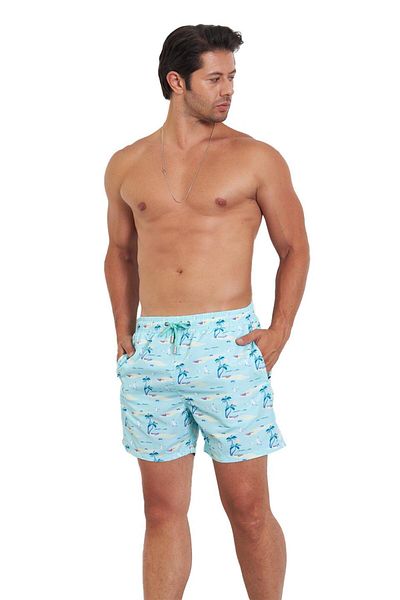 Enrico Ferry Ανδρικό σορτς με σχέδια - Sea 6115 Model