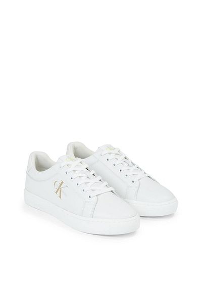Calvin Klein Jeans Men's White Sneakers - YM0YM006030LA Model