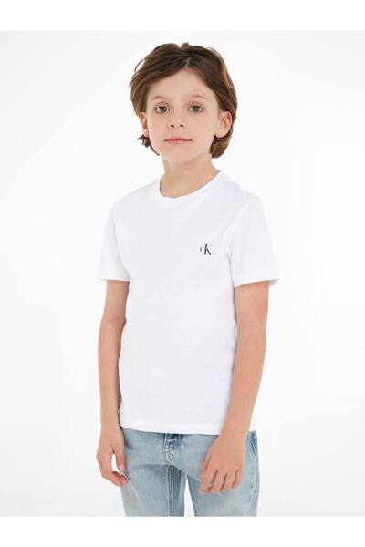 Calvin Klein Jeans White T-Shirt - Boy IB0IB010930LG