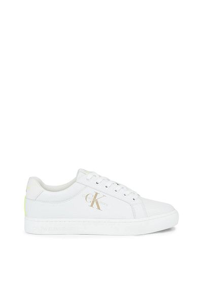 Calvin Klein Jeans Men's White Sneakers - YM0YM006030LA Model