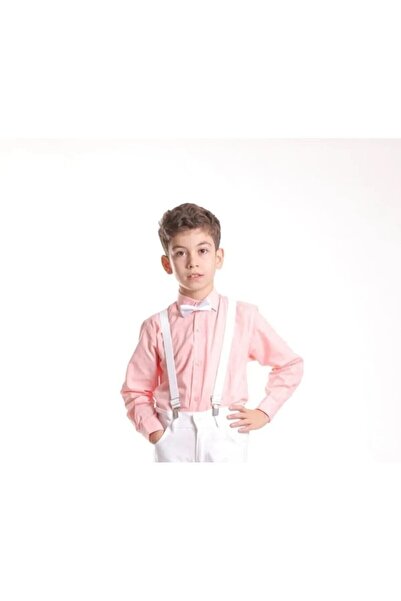 NOBLE STORE Erkek Çocuk Klasik Dakron Gömlek 23 Nisan Gösteri Kıyafeti Noble55