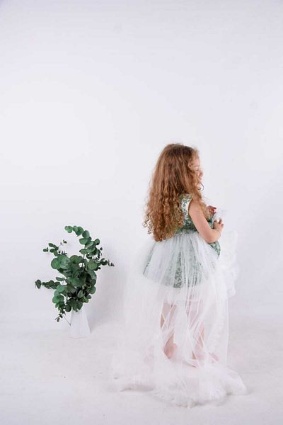 melek golden girl dress girl's evening dress