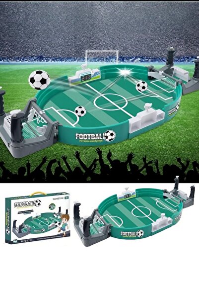 ALFAGİFT Futbol Masa Oyunu - Aile Ve Çocuklar Için Masaüstü Futbol Oyunu - Tuşlu Langırt