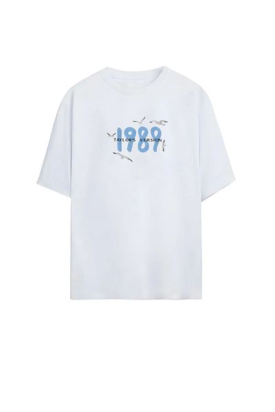 Korefanzin Taylor Swift 1989 Album Designed Unisex Oversize T-shirt
