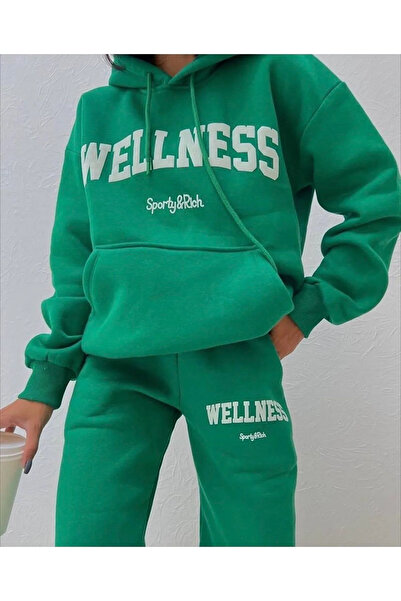 npLStore Оверсайз 3-х частий спортивний костюм з принтом