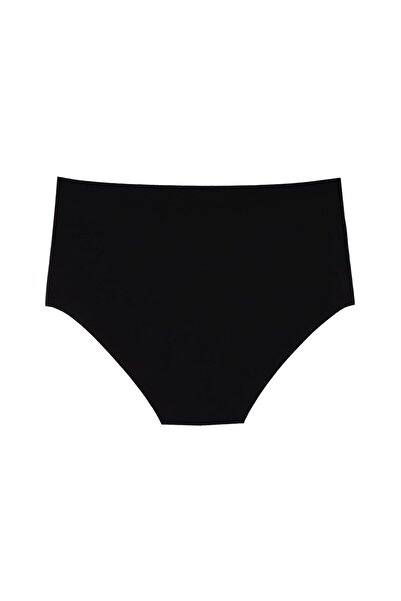 Sensu Set de 3 chiloți din bumbac, tăiați cu laser, fără sudură, cu talie înaltă, negru - Kts2019