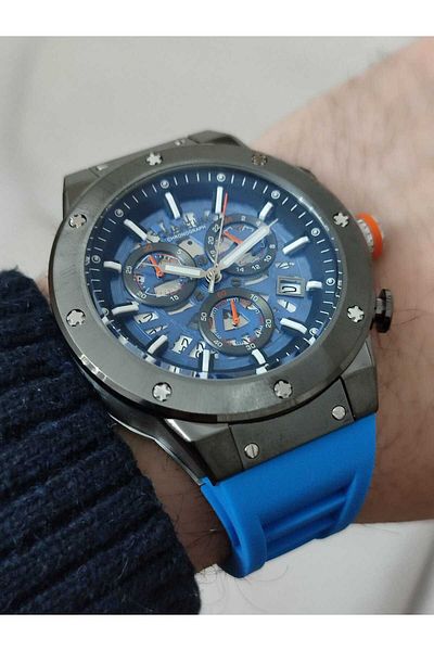 Quantum HNG1083-099 Silicone Cord Men's Wristwatch 1893