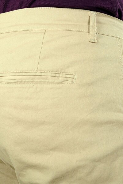 ModeXL Mode Xl Plus Size Men's Trousers Linen Milano 20850 Beige