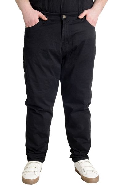 ModeXL Mode Xl Ανδρικό Παντελόνι Λινό Milano Classic 20902 Μαύρο