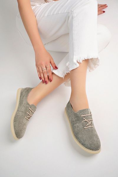Freemax Balerini comozi pentru damă - Talpă din silicon, Ppl.200 Stone Casual Shoes