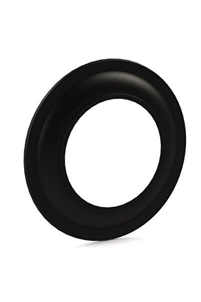 BABAS STOVE Soba Borusu Bilerzik-ayna / Çap: 13 Cm / Mat Siyah Emaye