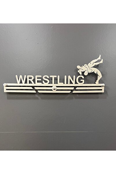 MER Dekor Madalya Askısı / Askılığı - / Güreş / Wrestling (paslanmaz Çelik)