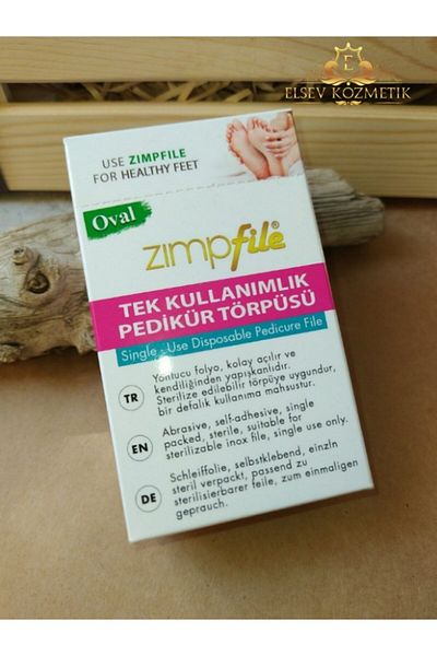 Argan Cure Disposable Pedicure File Oval 100 Pieces Elsevkozmetik