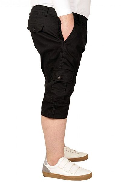 ModeXL Capri pentru bărbați de mărime mare Mode Xl - Classic 21401 Negru