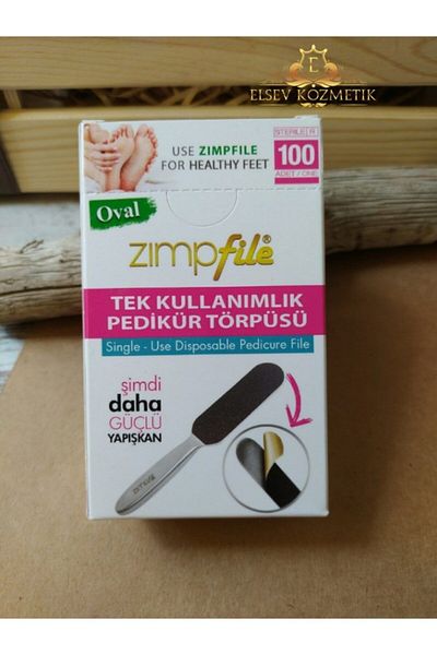 Argan Cure Disposable Pedicure File Oval 100 Pieces Elsevkozmetik