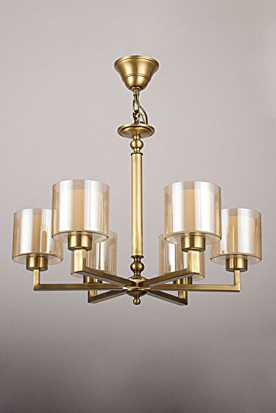 Avize çarşısı Carmine 6 Kollu Avize Eskitme