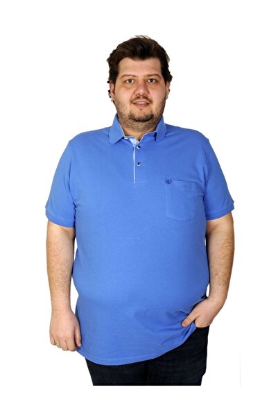 ModeXL Tshirt Polo Neck Pocket Classic Pike 20552 Saks