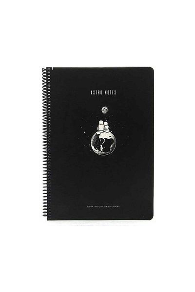 Gıpta Astro Notes Love Spiral Paperboard Cover 80 Sheets A4 Checked Notebook