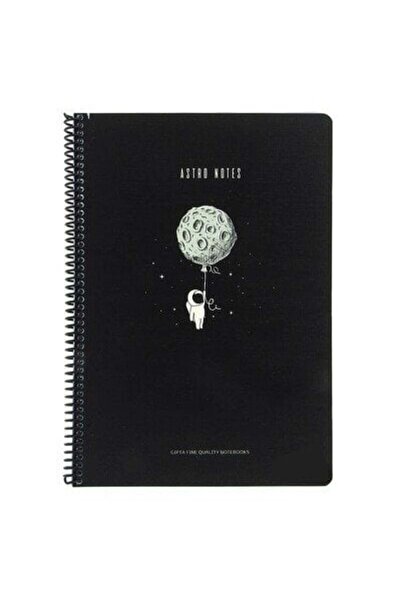 Gıpta Astro Notes Balon 1 Spiralli Karton Kapak 80 Yaprak A4 Çizgili Defter